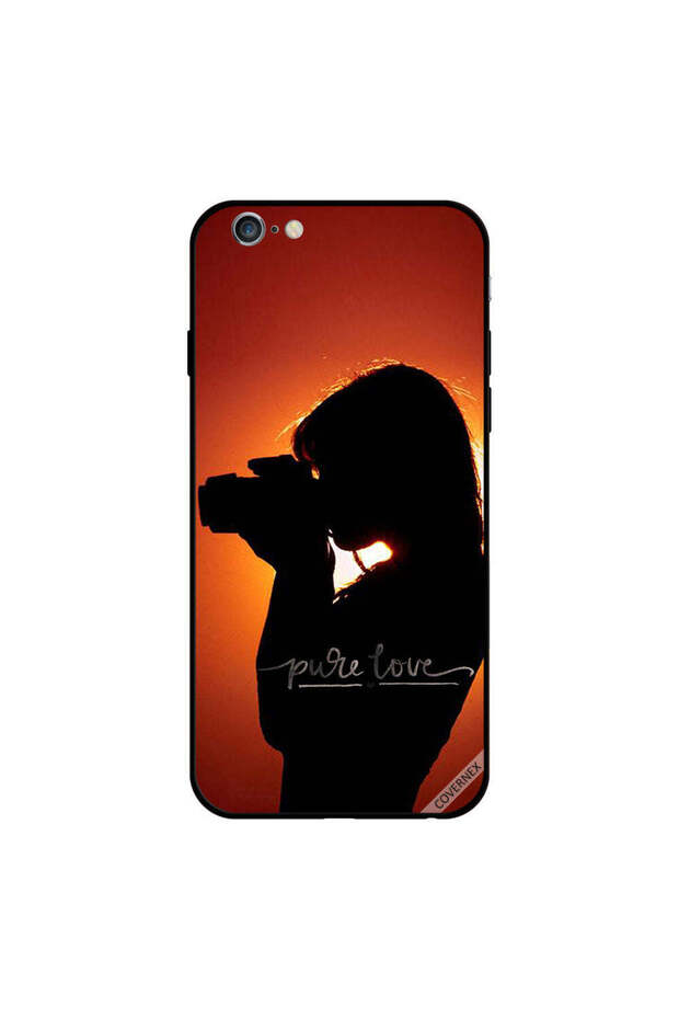غطاء حماية لجهاز iPhone 6s Plus - حب نقي