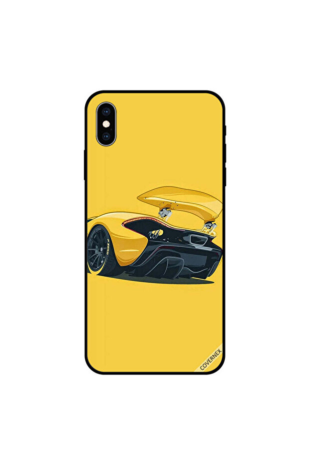 غطاء حماية لجهاز iPhone XS MAX أصفر P Zero