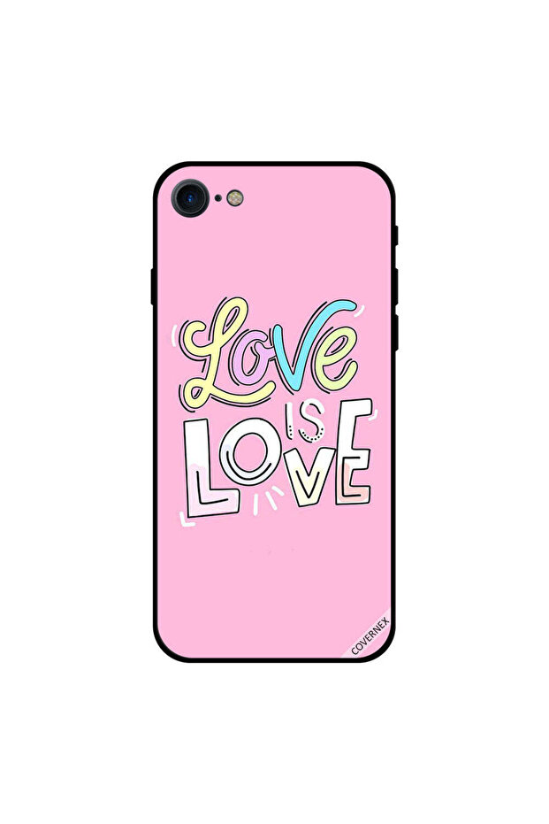 غطاء حماية لجهاز iPhone 8 Love is Love