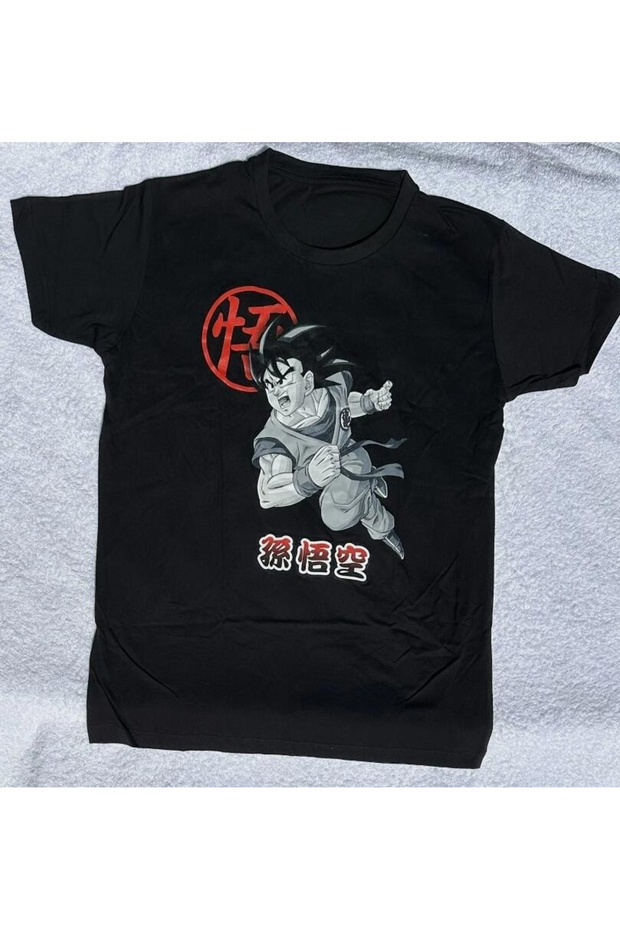 Anime Print Unisex Men's T-Shirt Dragon Ball Z Kamehameha