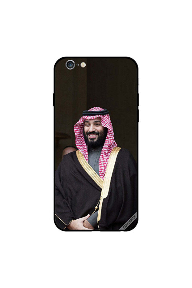 غطاء حماية لجهاز آيفون 6 بلس محمد بن سلمان مبتسمًا