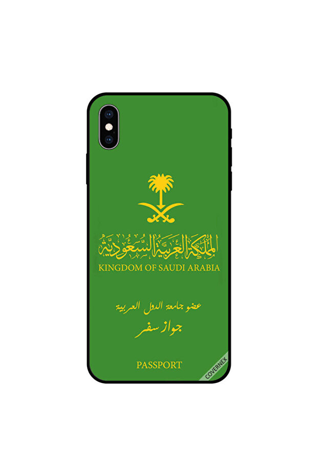 غطاء حماية آيفون X - جواز سفر سعودي