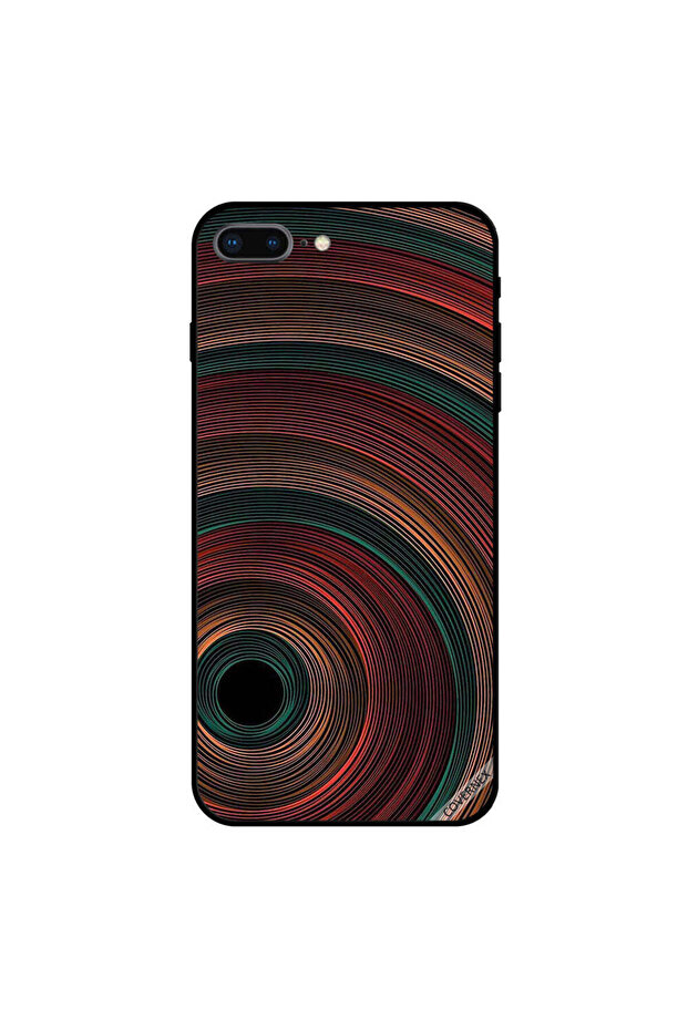 غطاء حماية لجهاز iPhone 8 Plus دوائر وهمية