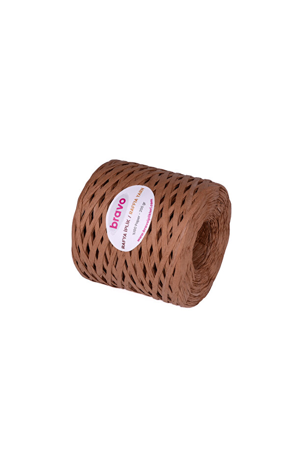 Raffia Yarn 200 Gr (Color Code: G-34) Light Brown