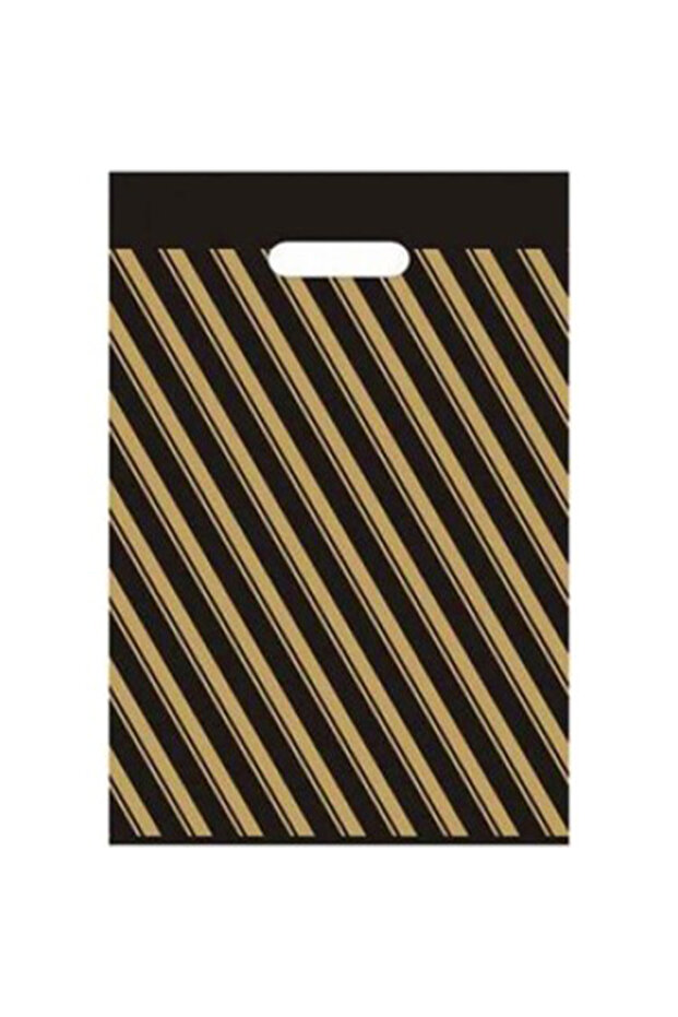 Plastik Takviyeli Çanta Taşıma Torbası Alışveriş Poşet 50 Adet No2 26x36cm - 7