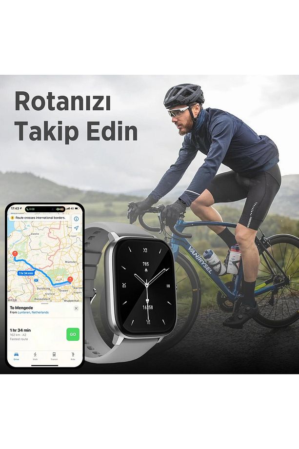 Sw03 2.01 Inç Tft Geniş Ekran Bluetooth Telefon Görüşme Ip67 Suya Dayanıklı Spor Ve Sağlık Takip - 7