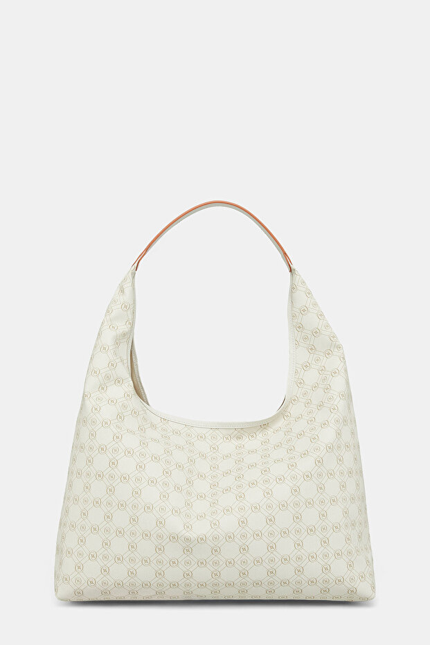 EKRU MONOGRAM ÇANTA - 3