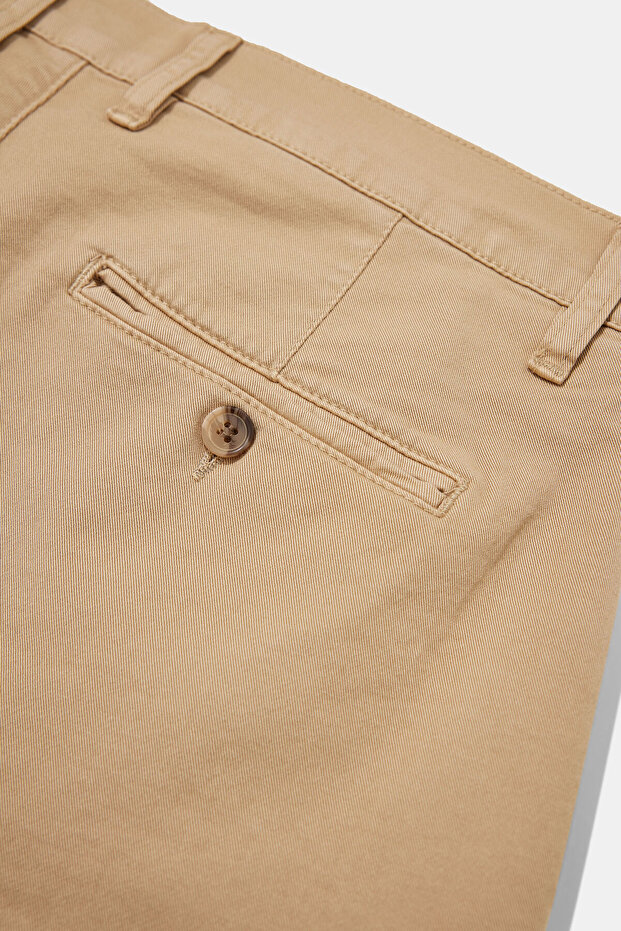 TAŞ PAMUK ELASTAN DÜĞMELİ BERMUDA - 4