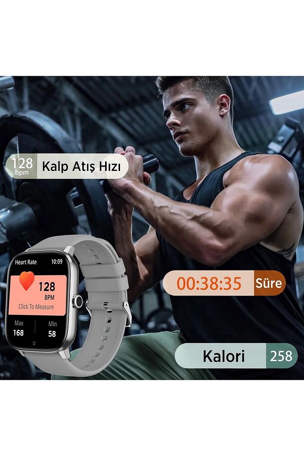 Sw03 2.01 Inç Tft Geniş Ekran Bluetooth Telefon Görüşme Ip67 Suya Dayanıklı Spor Ve Sağlık Takip - 7