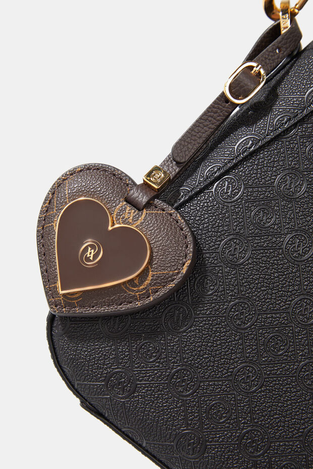 SİYAH MONOGRAM ÇANTA - 5