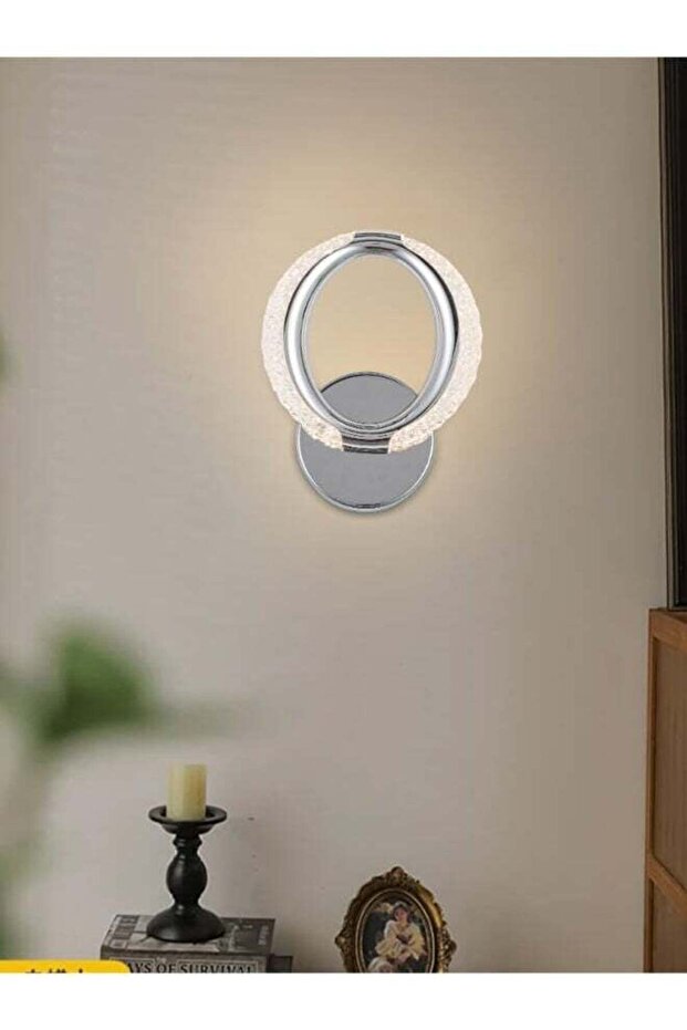 مصباح حائط LED حديث 9894-W – 7 واط، إضاءة داخلية قابلة للتعديل مع 3 أوضاع إضاءة – مصباح حائط أنيق