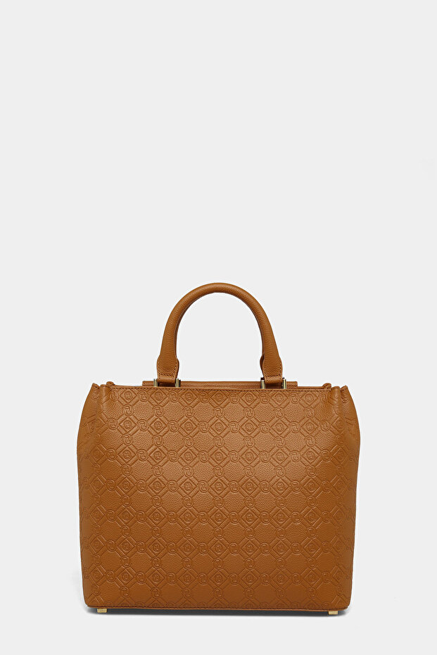 TABA MONOGRAM DERİ ÇANTA - 4