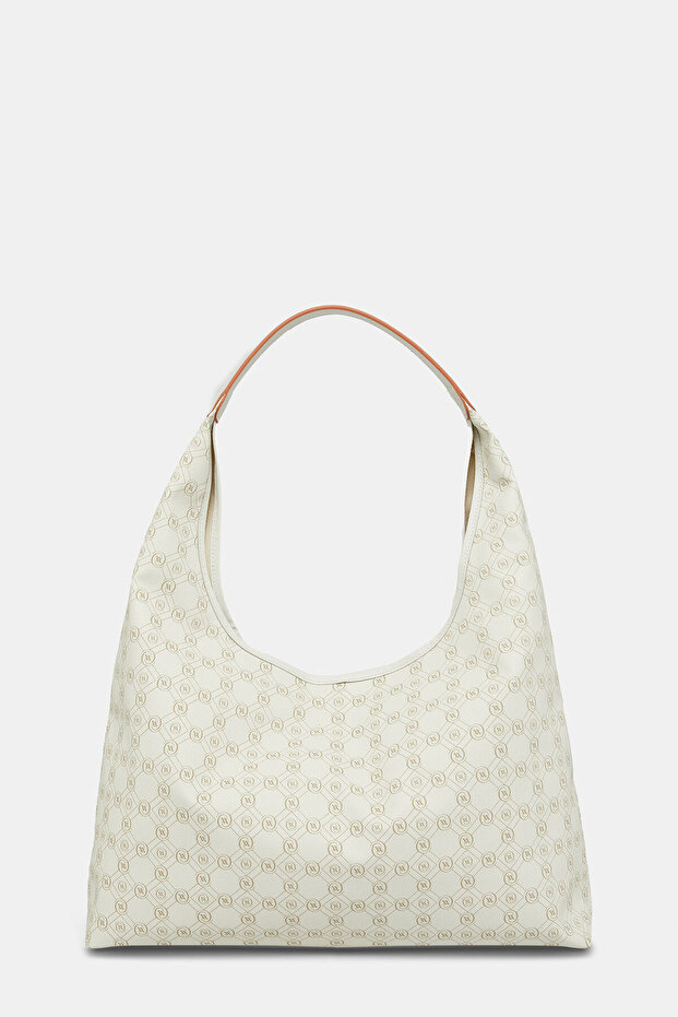 EKRU MONOGRAM ÇANTA - 1