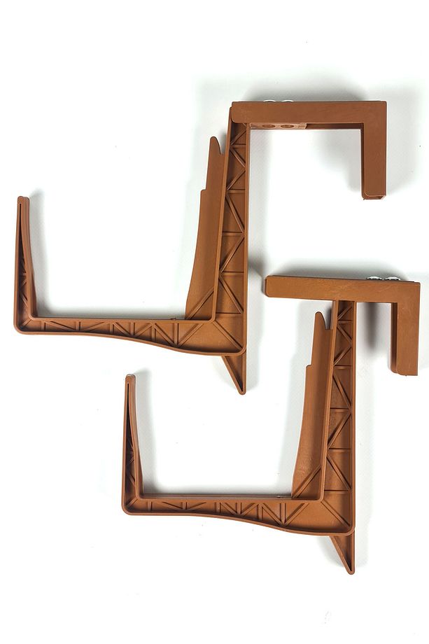 Ayarlanabilir Balkon Demiri Saksı Askısı 2 Adetli Set 35-97mm AH062 - 3
