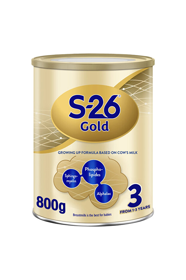 S26 Gold المرحلة 3، 1 - 3 سنوات، علبة، 800 جرام