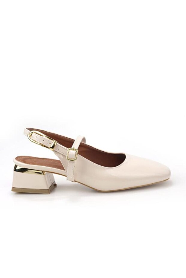 Pisagor Ps-33710 Open Back Women's Heeled Shoes