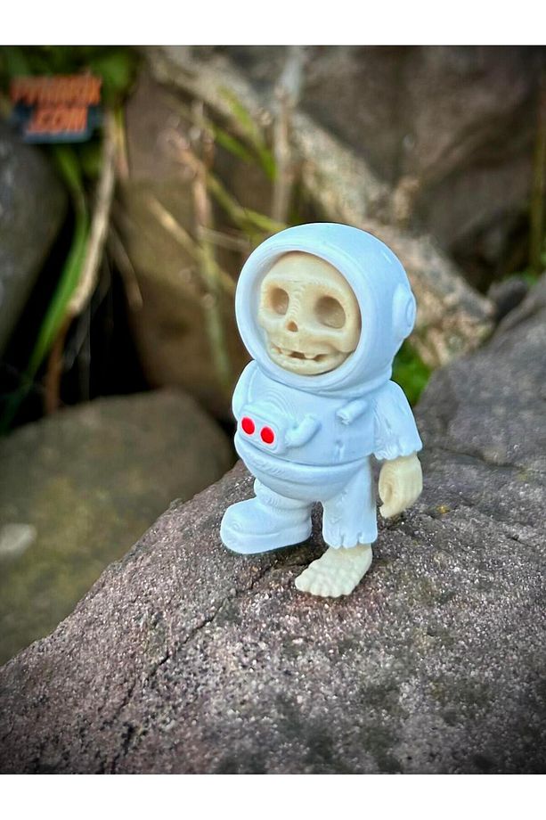 Astronot İskelet Oyuncak - Uzayın Gizemli Kaşifi!👨‍🚀💀🚀3D Hareketli Organik Model - Orta Boy - 2