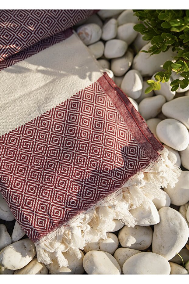 Natural Cotton Diamond Peshtemal Bath Towel Turkish Towel Bathhouse Beach Towel