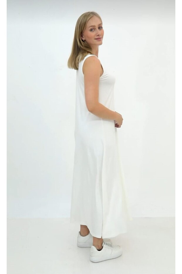 SIFIR KOL ELBİSE İÇLİK - 6