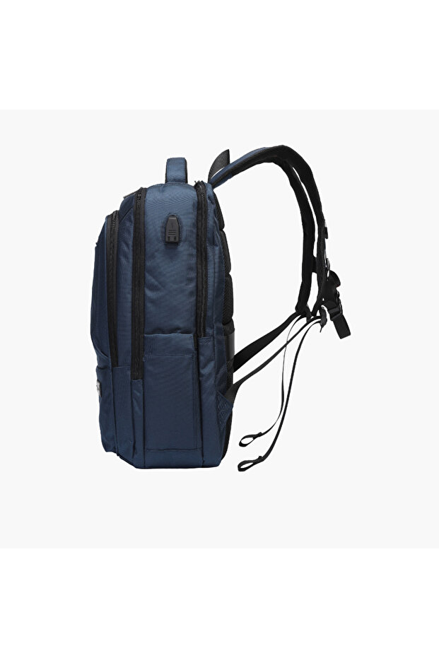 حقيبة ظهر صلبة مع أحزمة كتف قابلة للتعديل - 43 × 28 × 10 سم - 2