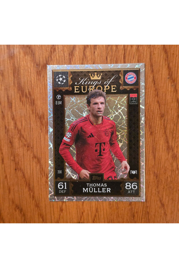 King of Europe Thomas Muller Game Card
