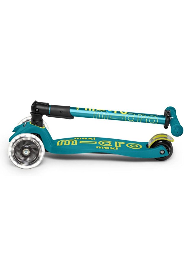Micro Scooters | Maxi Micro Deluxe LED Foldable| Handlebar Adjustable | Lightweight | Foldable Mecha - 3