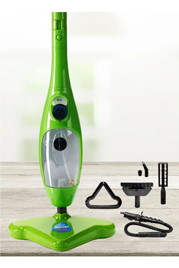 ممسحة بخارية متعددة الأغراض باللون الأخضر - 1