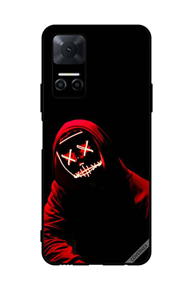 غطاء حماية لهاتف Honor Play6T مع قناع الهالوين