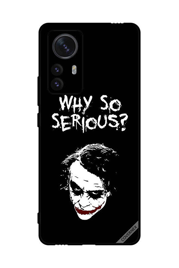 Protective Case Cover For Xiaomi 12 Pro Why So Serious B&w