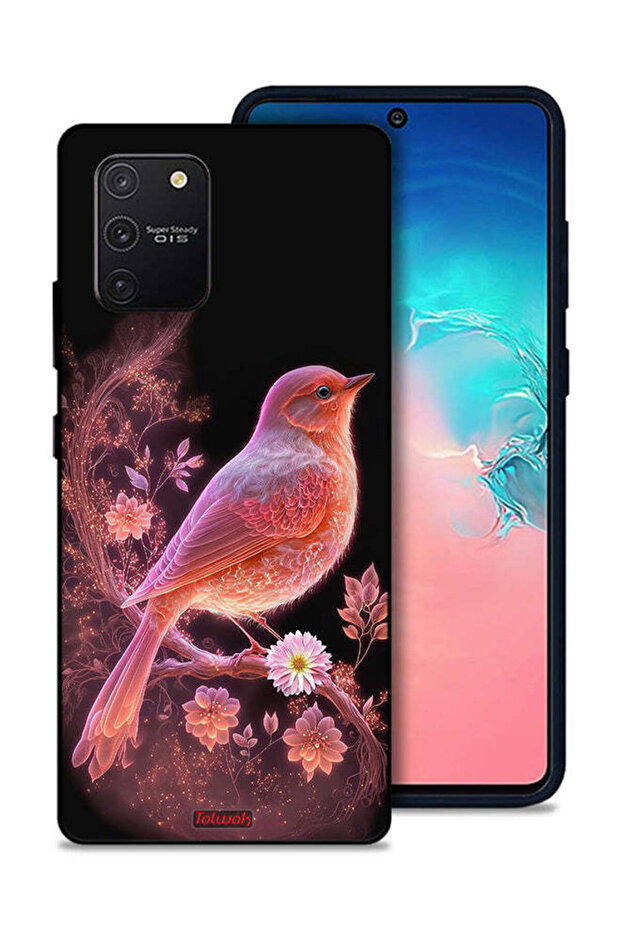 غطاء حماية لهاتف Samsung Galaxy S10 Lite بتصميم طائر لطيف