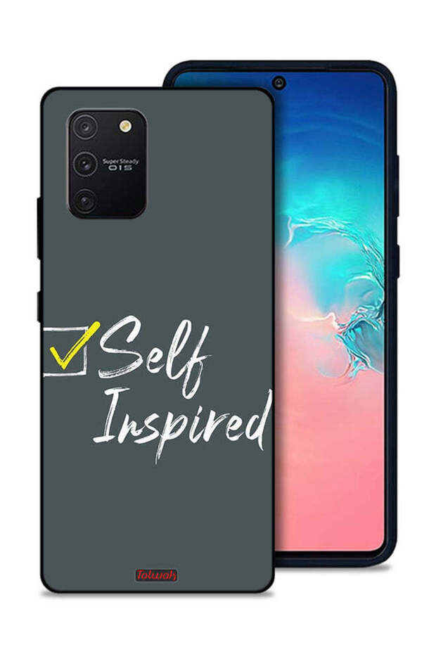 غطاء حماية لهاتف سامسونج جالكسي S10 لايت بتصميم مستوحى ذاتيًا