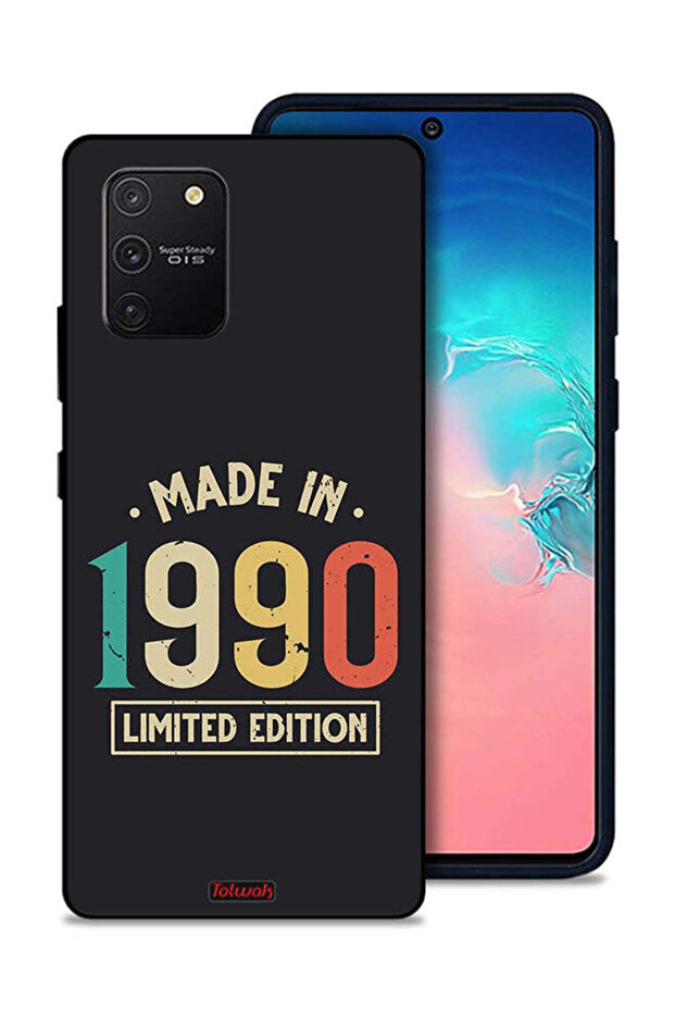غطاء حماية لهاتف سامسونج جالكسي S10 لايت، إصدار محدود، صنع في عام 1990