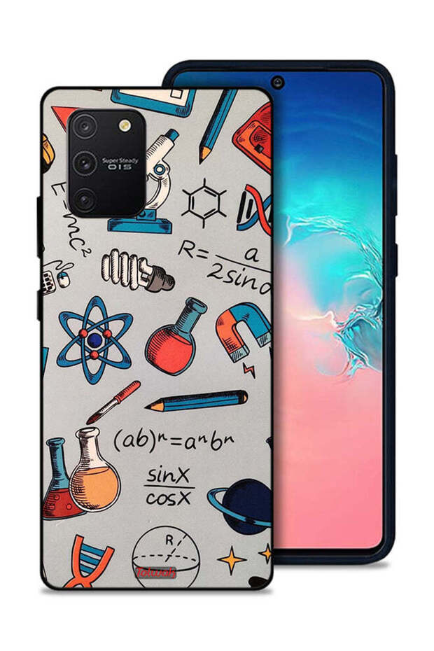 غطاء حماية لهاتف Samsung Galaxy S10 Lite - علامات علمية