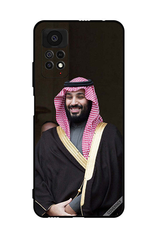 غطاء حماية لهاتف شاومي ريدمي نوت 11 برو 5G محمد بن سلمان مبتسمًا