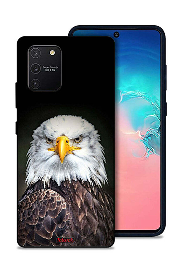 غطاء حماية بتصميم نسر من سامسونج جالكسي S10 لايت