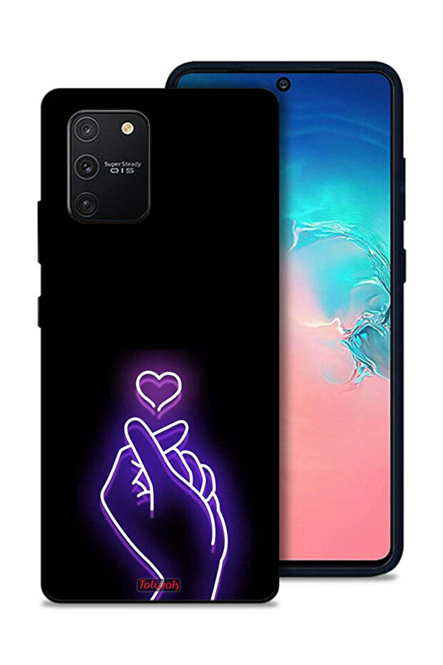 غطاء حماية بتصميم قلب صغير من سامسونج جالكسي S10 لايت