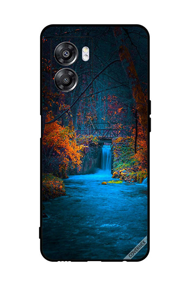 غطاء حماية لهاتف Oppo A57 - شلال أزرق