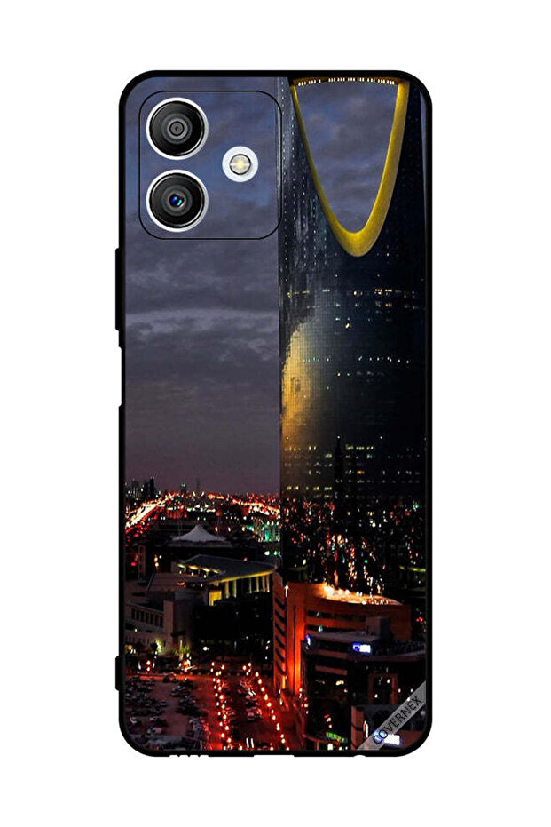 غطاء حماية لهاتف Honor Play6T Pro - منظر برج الفيصلية في المساء