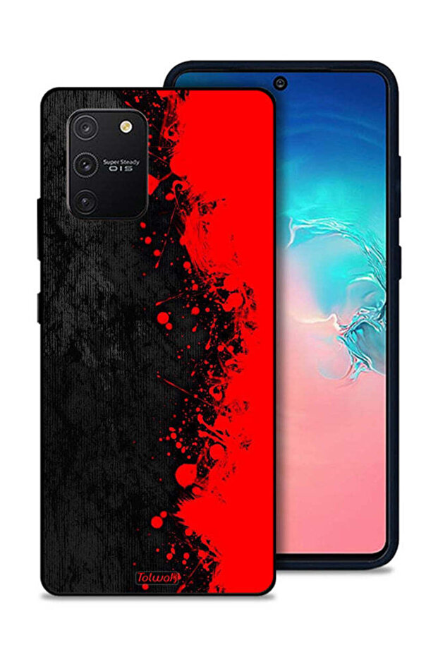 غطاء حماية لهاتف Samsung Galaxy S10 Lite بنمط تجريدي