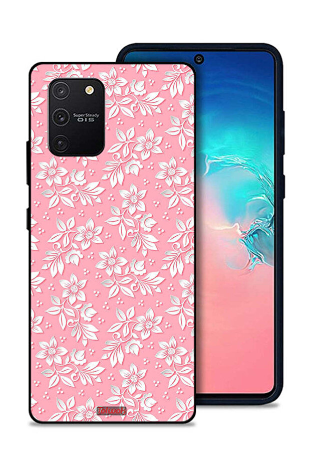غطاء حماية لهاتف Samsung Galaxy S10 Lite بنمط خلفية زهور