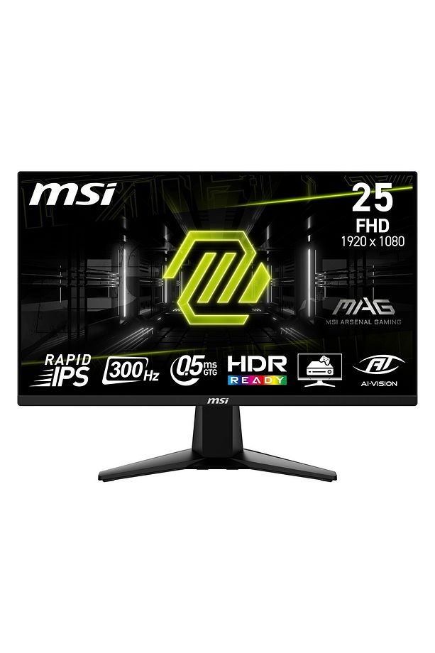 MAG 255XF 24.5" 300Hz 0.5Ms HDMI+DP HDR FullHD FreeSync IPS Vesa Monitör - 1