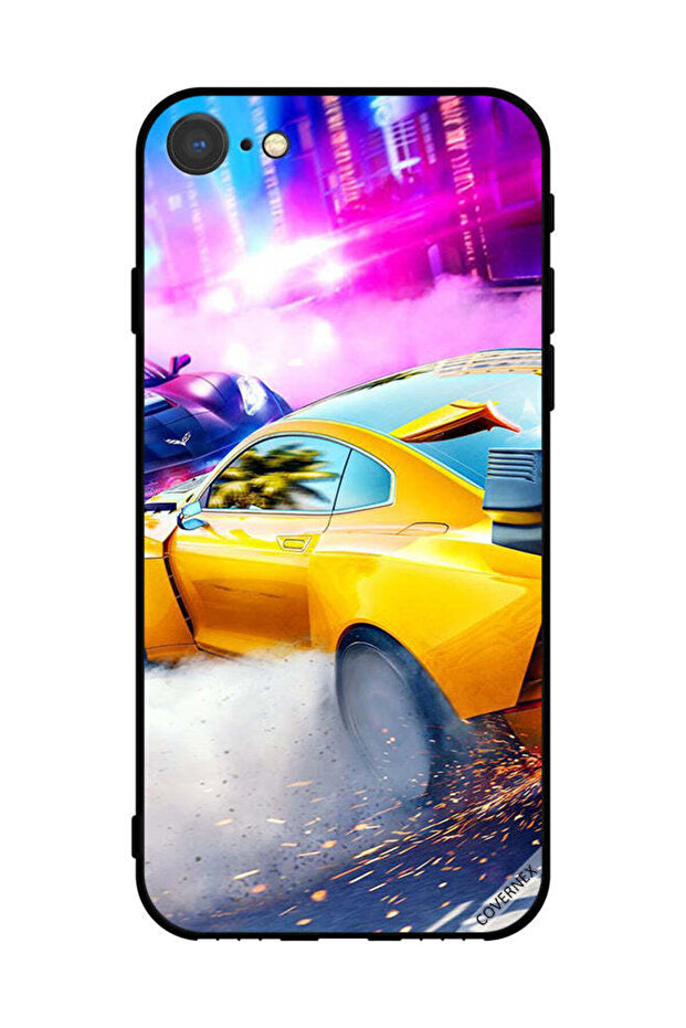 غطاء حماية لجهاز Apple iPhone SE (2022) Car Speed