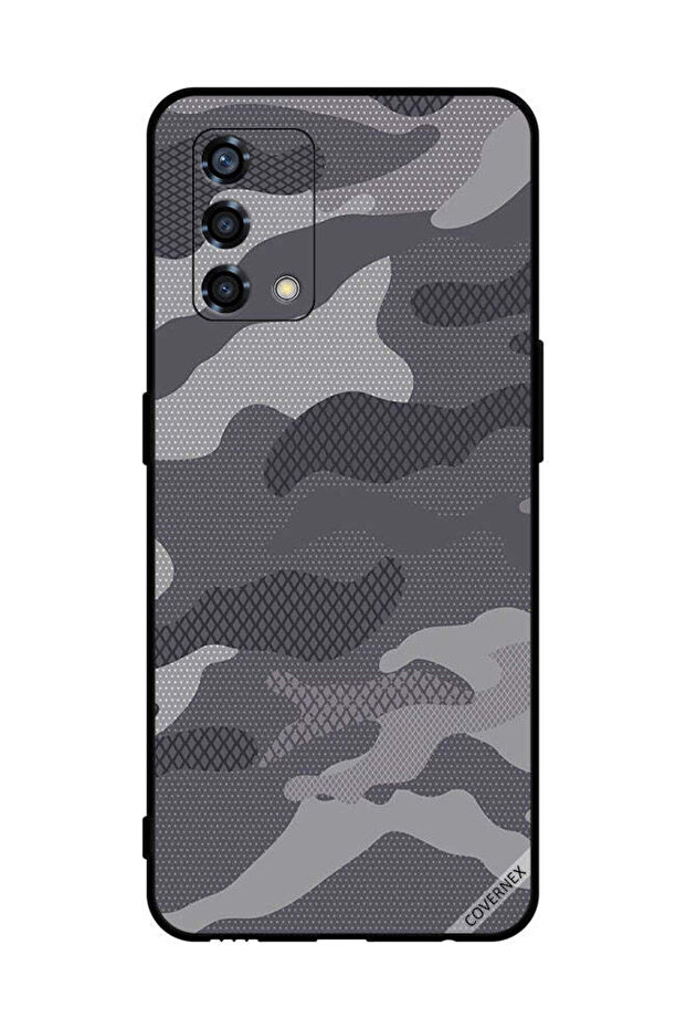 غطاء حماية لهاتف Oppo Reno6 Lite بنمط كوماندو - 1