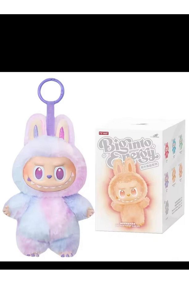 KOPYA - Pop Mart The Monsters Big Into Energy Series Plush Blind Box Charm Hediyeli 1 Adet Wenter - 4
