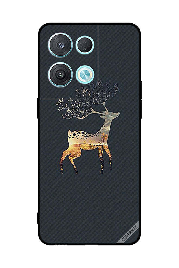غطاء حماية لهاتف Oppo Reno8 Pro - غزال