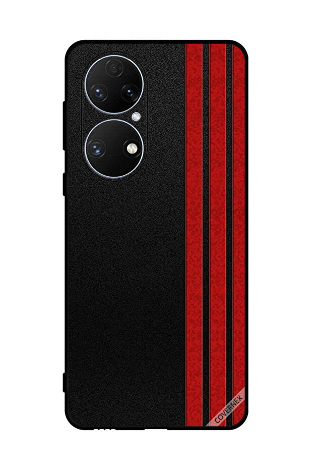 Protective Case Cover For Huawei P50e Three Vertical Strips On Side