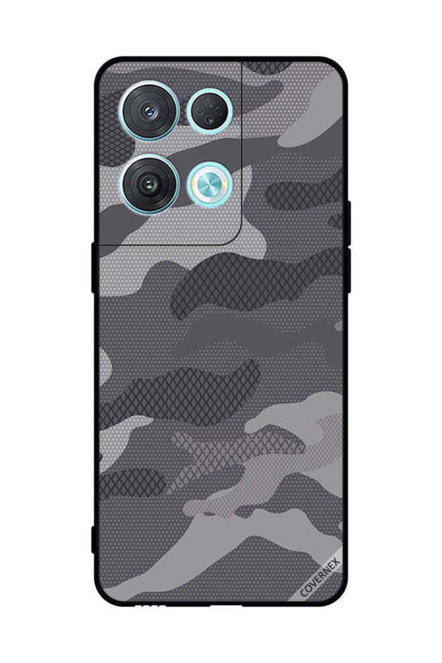 غطاء حماية لهاتف Oppo Reno8 Pro بنمط كوماندو - 1