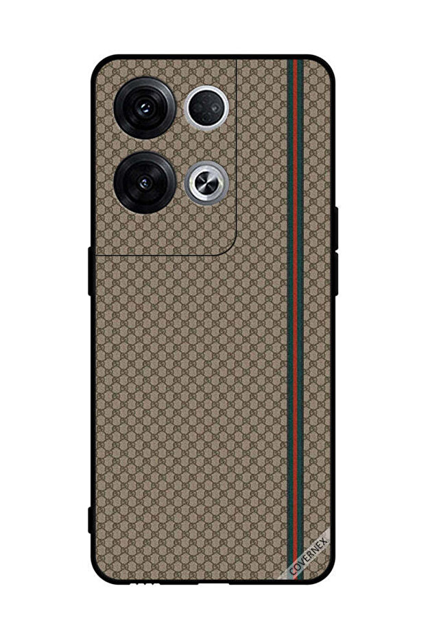 Protective Case Cover For Oppo Reno8 Pro+ Strips On Pattern Simple