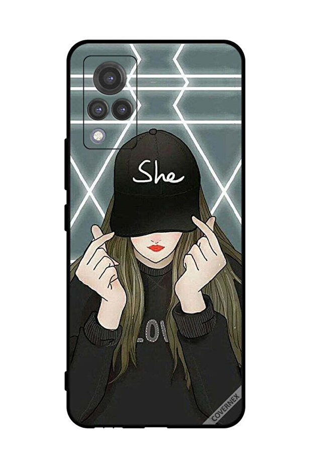 Protective Case Cover For vivo V21 She On Cap