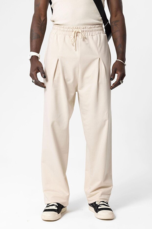 Basic Baggy Eşofman alt Taş - 2